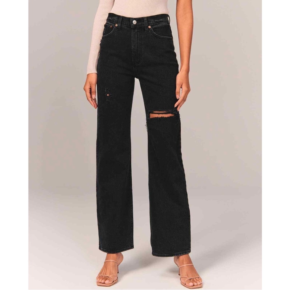 abercrombie 90s relaxed high rise jean